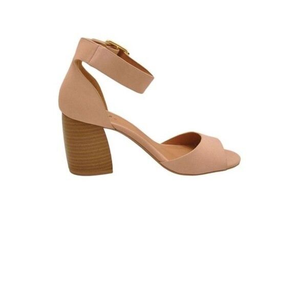 Women’s Qupid Banded Ankle Strap block Heel. - Picture 5 of 8